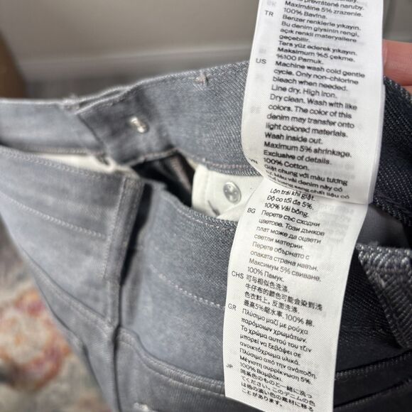 COS Column Straight Leg Jeans Raw Grey - Picture 2 of 8